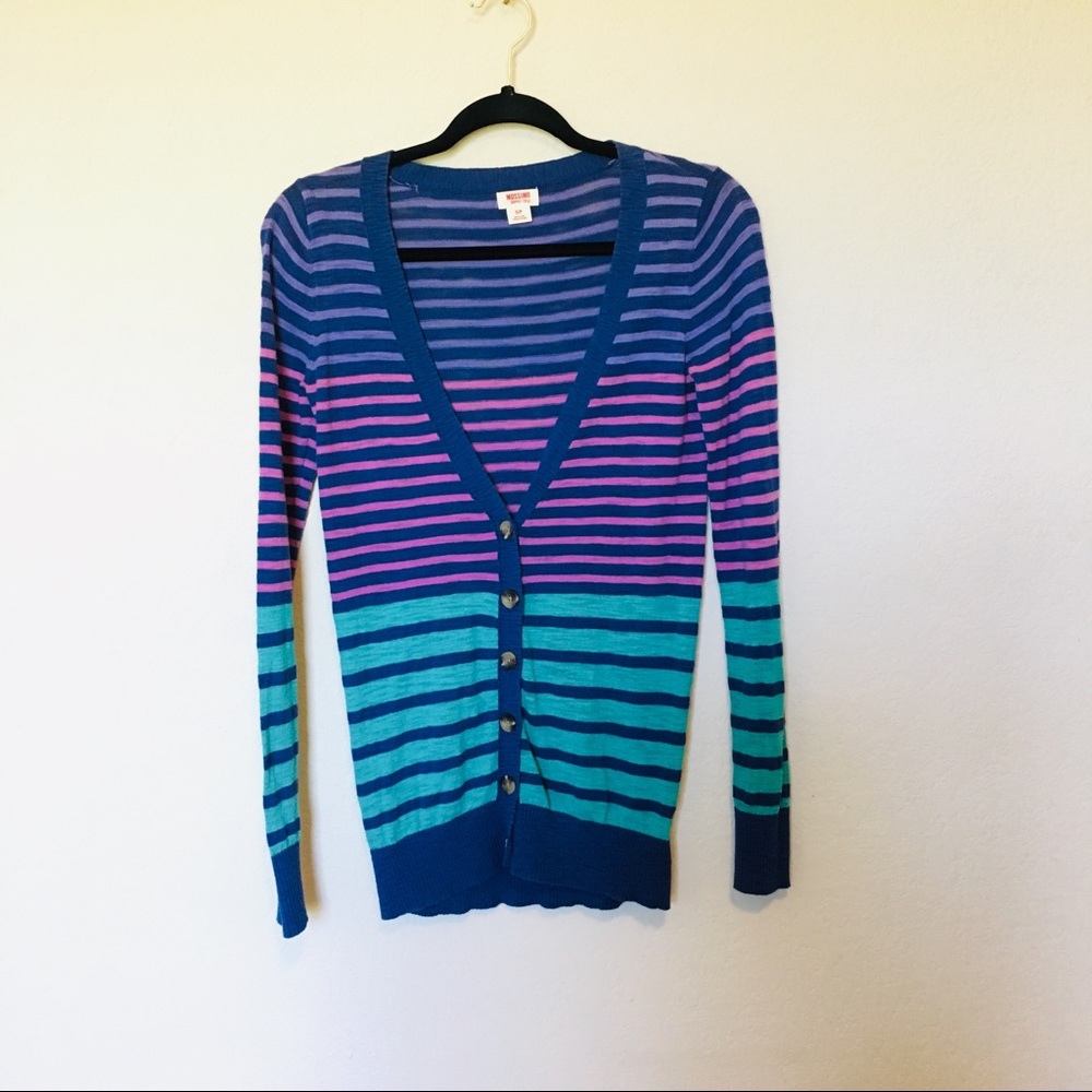 ♥️Mossimo Supply Co. Multicolored Cardigan sz SM